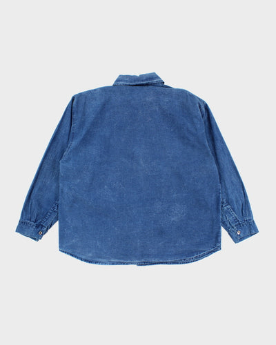 Vintage Club Z Denim Beaded Shirt - XXL