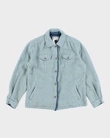 Vintage Columbia Recycled Wool Blend Button Up Shirt - M