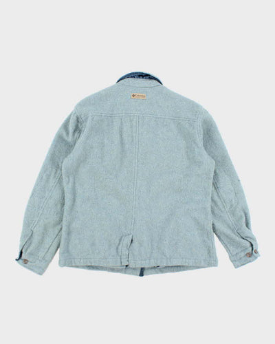 Vintage Columbia Recycled Wool Blend Button Up Shirt - M