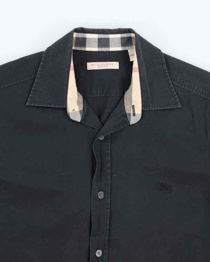 Vintage 2000's Burberry Nova Check Collar Button Up Shirt - S