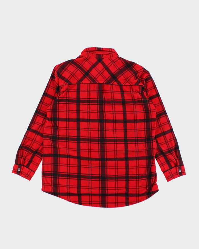 Eddie Bauer Red Flannel Fleece - L