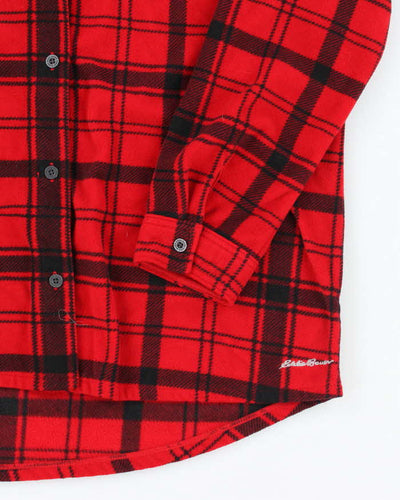 Eddie Bauer Red Flannel Fleece - L