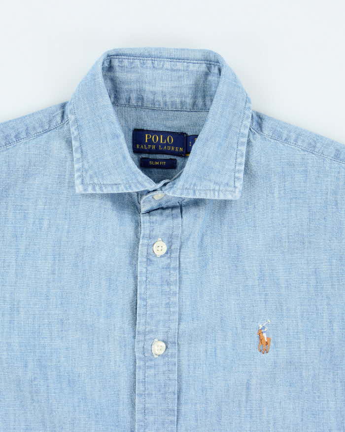 Vintage Ralph Lauren Lightweight Denim Shirt - S