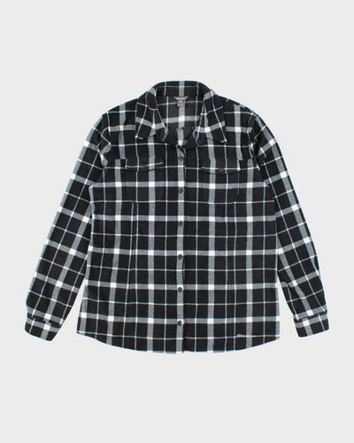Vintage Eddie Bauer Checked Fleece Flannel Shirt - L