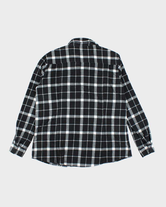 Vintage Eddie Bauer Checked Fleece Flannel Shirt - L