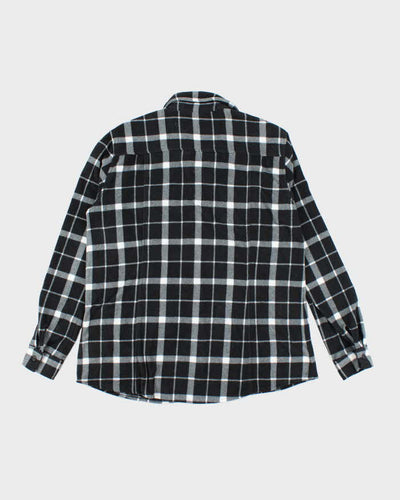 Vintage Eddie Bauer Checked Fleece Flannel Shirt - L