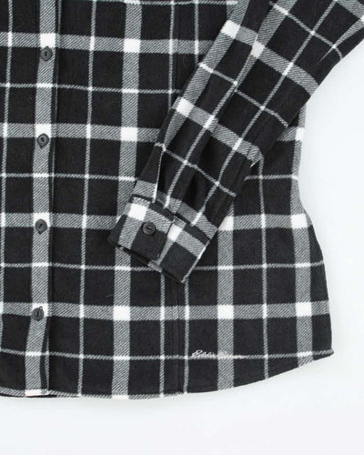 Vintage Eddie Bauer Checked Fleece Flannel Shirt - L