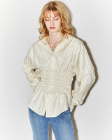 Rokit Originals Reworked Shirred Honey Shirt
