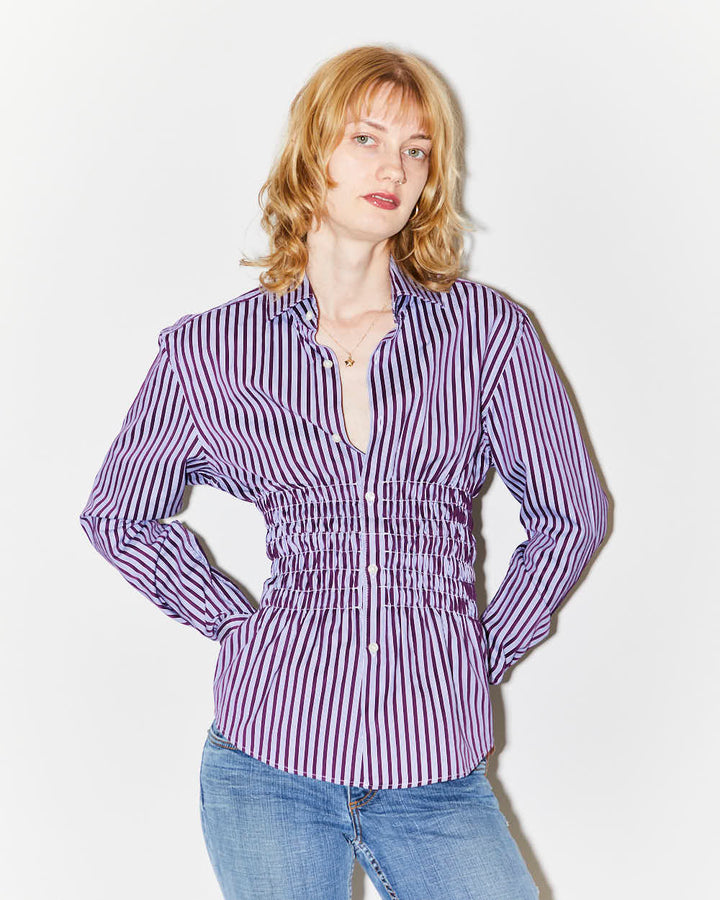 Rokit Originals Rework Honey Shirred Shirt