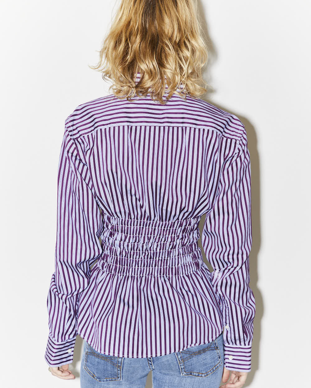 Rokit Originals Rework Honey Shirred Shirt