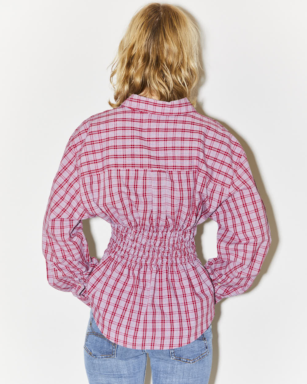 Rokit Originals Rework Honey Shirred Shirt