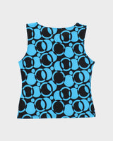 Deadstock Beechers Brook for Fairweather Blue Pattern Top - L