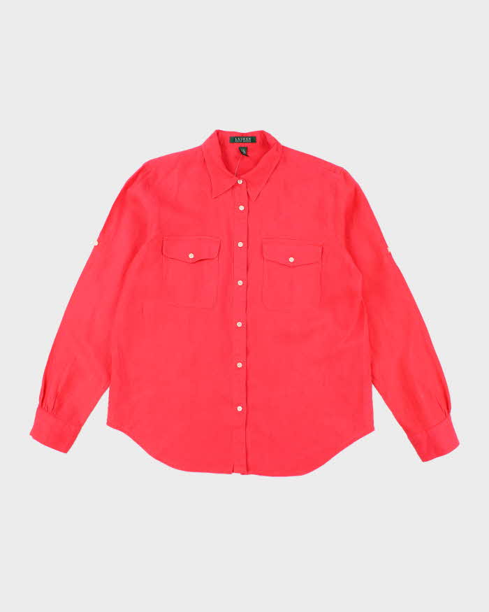 Vintage Lauren by Ralph Lauren Button Up Long Sleeve Shirt - L