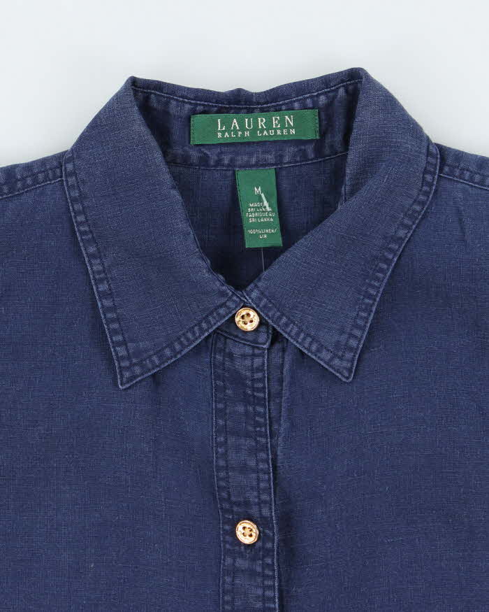 Vintage Lauren by Ralph Lauren Button Up Long Sleeve Shirt - M