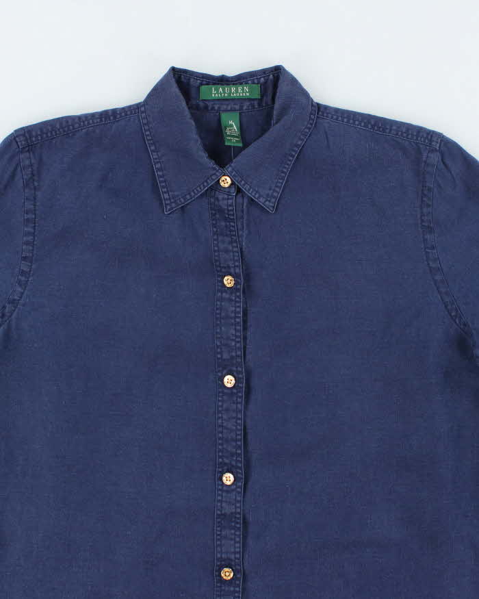 Vintage Lauren by Ralph Lauren Button Up Long Sleeve Shirt - M