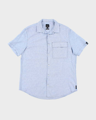 Vintage 2000's Armani Exchange Plain Short Sleeve Shirt - L