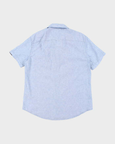 Vintage 2000's Armani Exchange Plain Short Sleeve Shirt - L