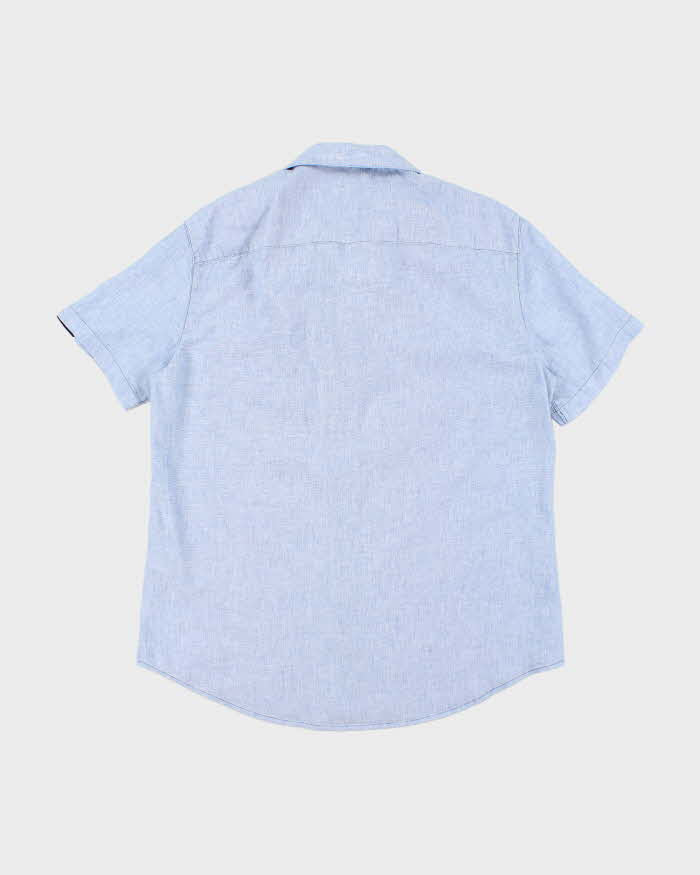 Vintage 2000's Armani Exchange Plain Short Sleeve Shirt - L