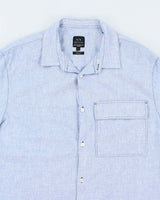 Vintage 2000's Armani Exchange Plain Short Sleeve Shirt - L