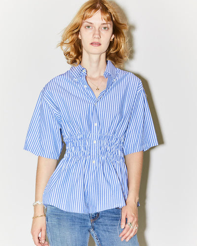Rokit Originals Rework Shirred Honey Shirt - S