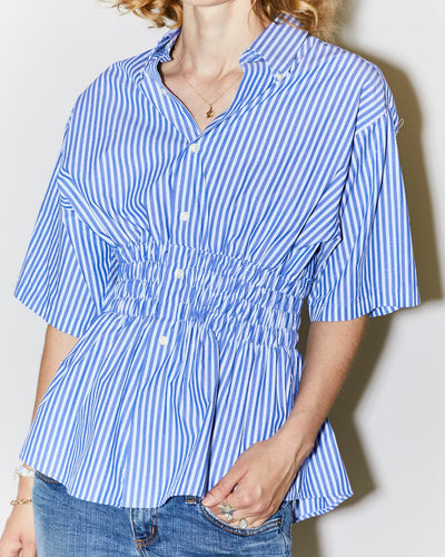 Rokit Originals Rework Shirred Honey Shirt - S