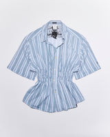 Rokit Originals Rework Shirred Honey Shirt - L