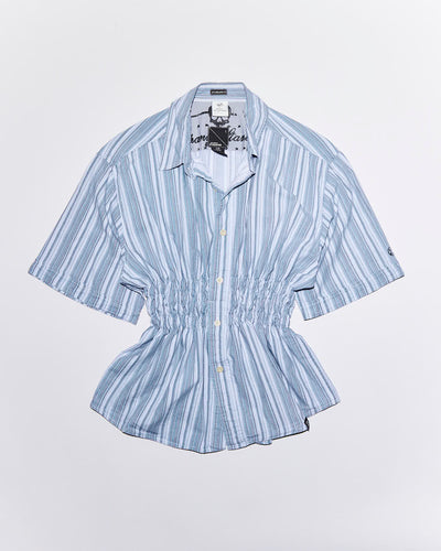 Rokit Originals Rework Shirred Honey Shirt - L