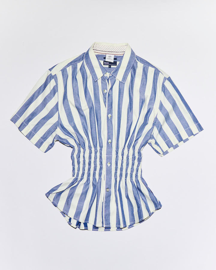 Rokit Originals Rework Shirred Honey Shirt - M