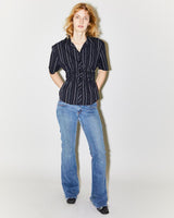 Rokit Originals Rework Shirred Honey Shirt - XS