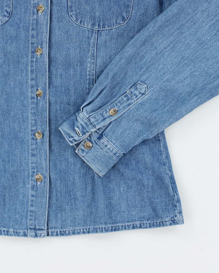 Vintage Y2K Guess Jeans Medium Wash Denim Shirt - M