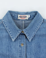 Vintage Y2K Guess Jeans Medium Wash Denim Shirt - M