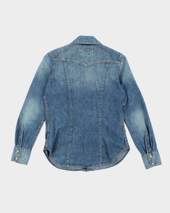 Vintage 2000's Levi's Medium Wash Denim Shirt - S