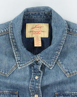 Vintage 2000's Levi's Medium Wash Denim Shirt - S
