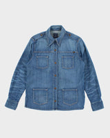 Vintage 90's Lucky Brand Dark Wash Denim Shirt - M