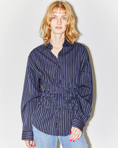Rokit Originals Reworked Honey Shirring Shirt - L