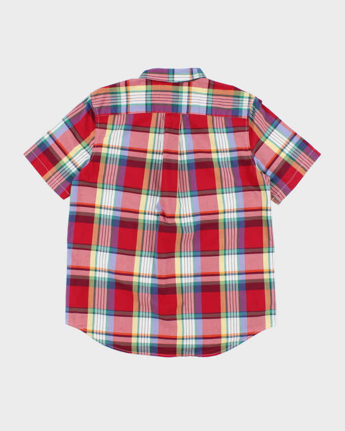 Vintage Y2K Ralph Lauren Short Sleeve Patterned Shirt - XL