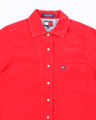 Tommy Hilfiger Bright Red Corduroy Shirt - S