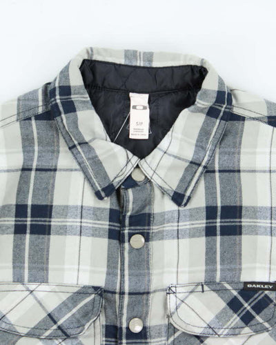 Vintage 2000s Oakley Padded Check Shirt - S