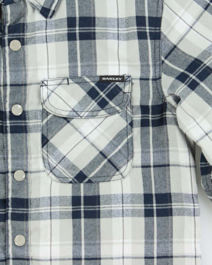 Vintage 2000s Oakley Padded Check Shirt - S