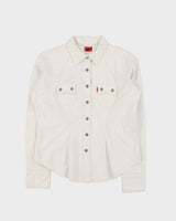 Vintage Y2K 00s Women's Levi's Denim Long Sleeve Western Shirt - XL