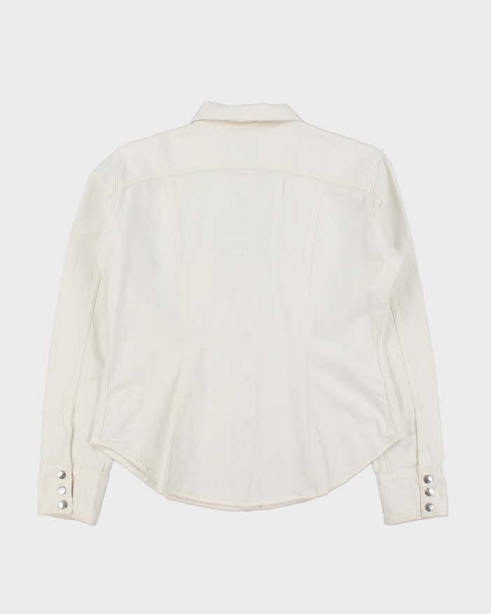 Vintage Y2K 00s Women's Levi's Denim Long Sleeve Western Shirt - L