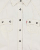 Vintage Y2K 00s Women's Levi's Denim Long Sleeve Western Shirt - XL