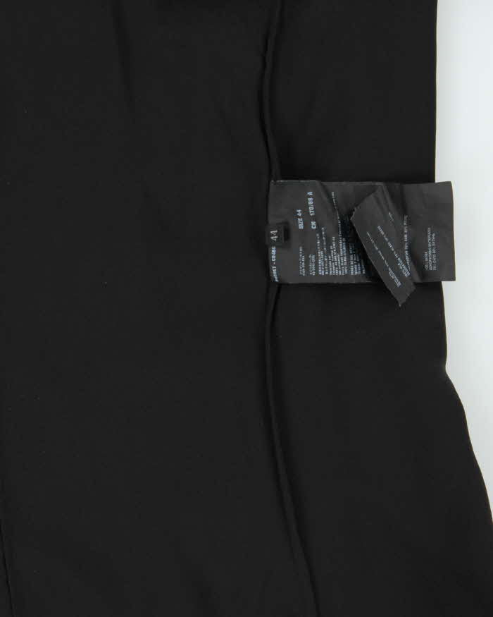 SS2012 Prada Silk Glass Beaded Collar Button Down Blouson Shirt - XL