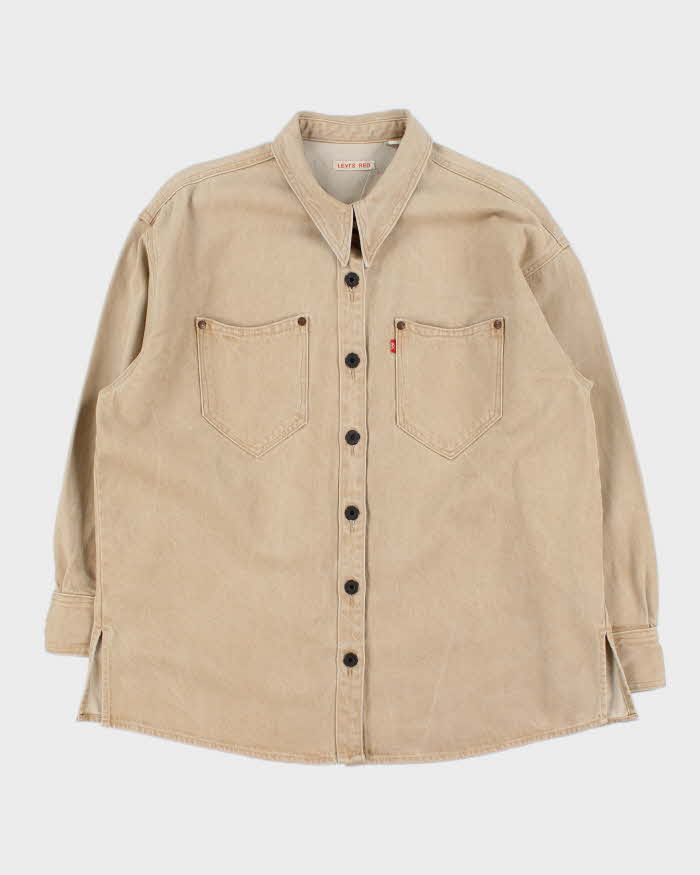 Vintage Levi's Red Tab Women's Oversized Long Sleeve Denim Over Shirt - M