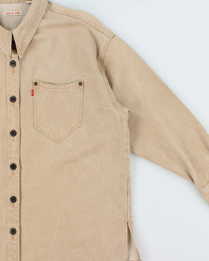Vintage Levi's Red Tab Women's Oversized Long Sleeve Denim Over Shirt - M