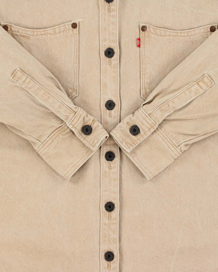 Vintage Levi's Red Tab Women's Oversized Long Sleeve Denim Over Shirt - M
