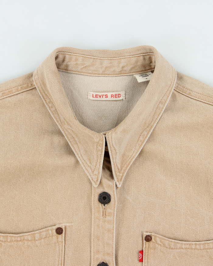 Vintage Levi's Red Tab Women's Oversized Long Sleeve Denim Over Shirt - M