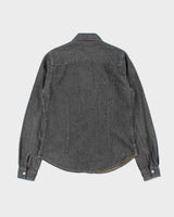 Vintage Y2K 00s Burberry Women's Snap Button Denim Long Sleeve Shirt - M