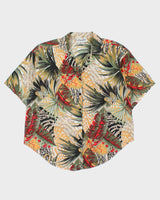 Vintage 1980s Caribou Made In USA Women's Boxy Hawaiian Shirt - L