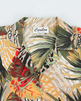 Vintage 1980s Caribou Made In USA Women's Boxy Hawaiian Shirt - L